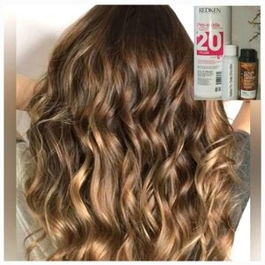 Redken Color Gels Lacquers Color Kit: 7NG Saffron & Pro-Oxide Developer